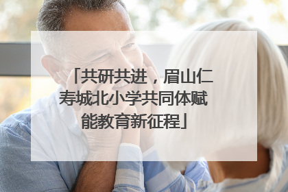 共研共进，眉山仁寿城北小学共同体赋能教育新征程